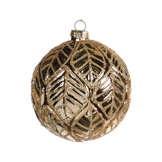 Glob decorativ Raguel, auriu, 10 cm - SIMONA'S CHRISTMAS