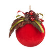 Glob decorativ Riley, rosu/verde, 11 cm - SIMONA'S CHRISTMAS
