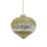 Glob decorativ Strela, auriu, 10 cm - SIMONA'S CHRISTMAS