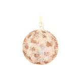 Glob decorativ Teasag, transparent/auriu, 10 cm - SIMONA'S CHRISTMAS