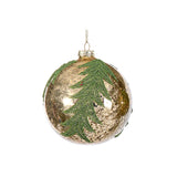 Glob decorativ Tree, auriu/verde, 10 cm - SIMONA'S CHRISTMAS