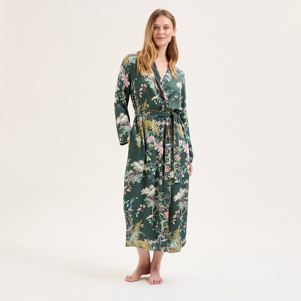 Halat lung, S, satin, Contes - YVES DELORME