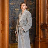 Halat lung, L, bumbac, Etoile Platine - YVES DELORME