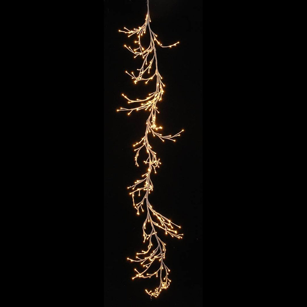 Instalatie cu 312 leduri, argintiu/alb - 250 cm, SIMONA'S Christmas