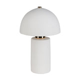 Veioza din ceramica, alb, 30 cm, Nonalbuio - SIMONA'S COLLECTION
