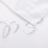 Cearceaf pentru pilota 260x240, satin, Ballet Blanc - YVES DELORME