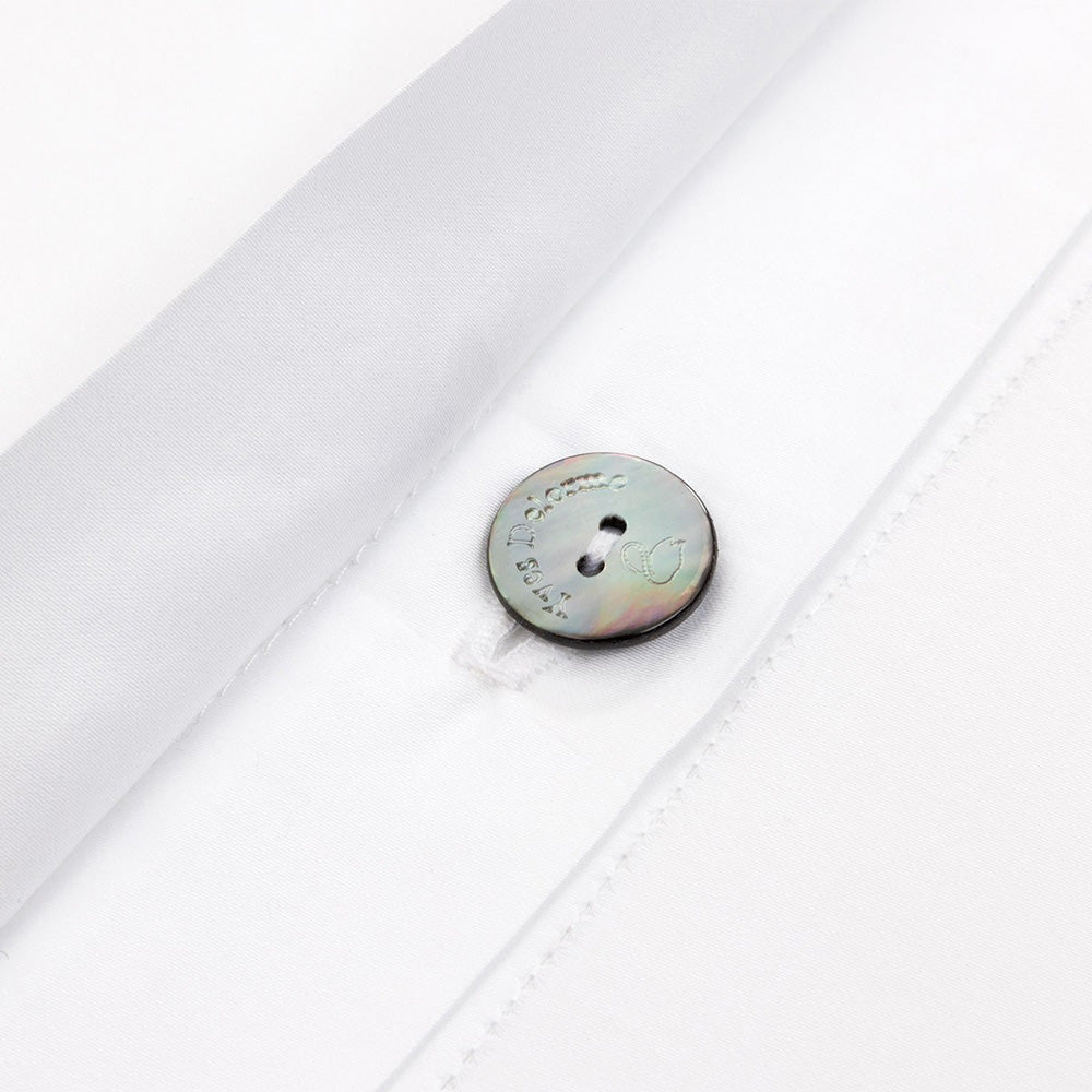 Lenjerie de pat 180x200 cm, satin, 4 piese, Haussmann Brume - YVES DELORME