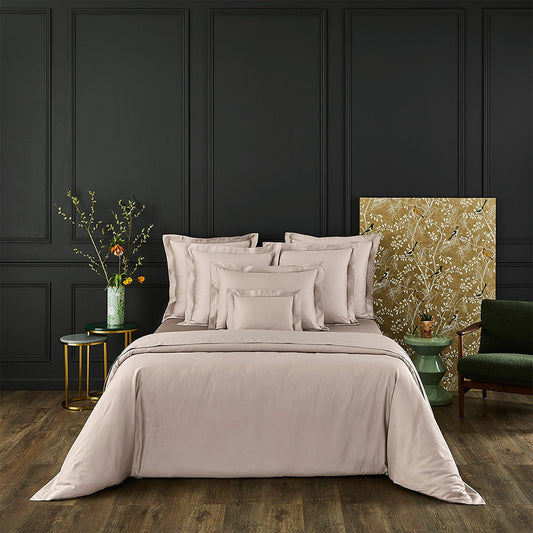 Lenjerie de pat 200x200 cm, satin, 4 piese, Triomphe Pierre - YVES DELORME