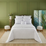 Cearceaf cu elastic pentru saltea 180x200 cm, satin, Triomphe Silver - YVES DELORME