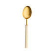 Lingura pentru servire, otel inoxidabil, 25 cm, Ebony Ivory Gold - CUTIPOL