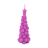 Lumanare decorativa brad Mosca, violet, 21 cm - SIMONA'S COLLECTION