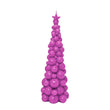 Lumanare decorativa brad Mosca, violet, 30 cm - SIMONA'S COLLECTION