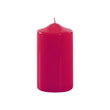 Lumanare decorativa cilindrica, magenta lacuit, 8x15 cm - SIMONA'S COLLECTION