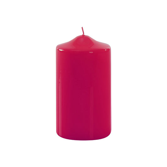 Lumanare decorativa cilindrica, magenta lacuit, 8x15 cm - SIMONA'S COLLECTION