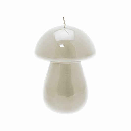Lumanare decorativa ciuperca, crem, 13 cm - SIMONA'S COLLECTION