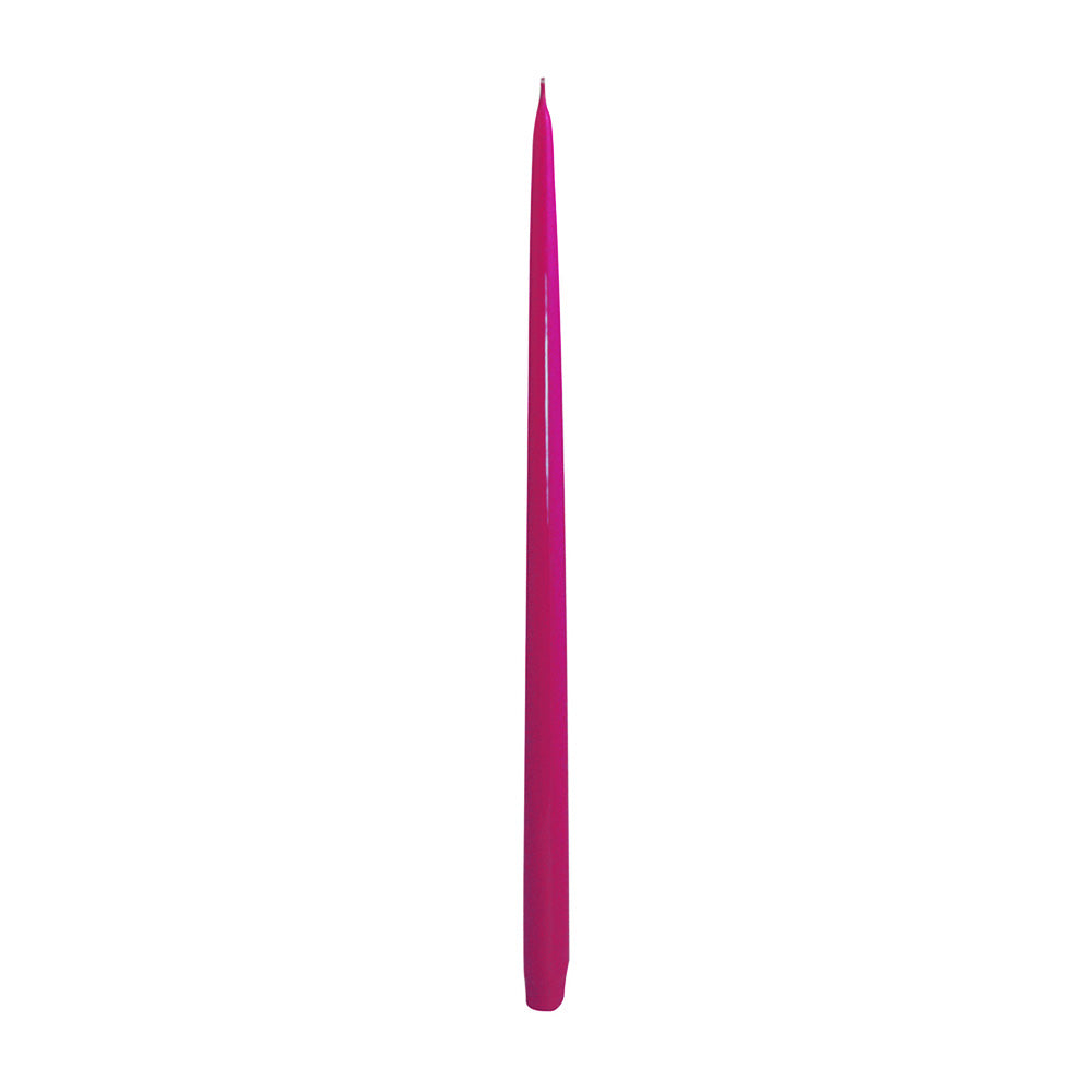 Lumanare decorativa lacuita, magenta, 40 cm - SIMONA'S COLLECTION
