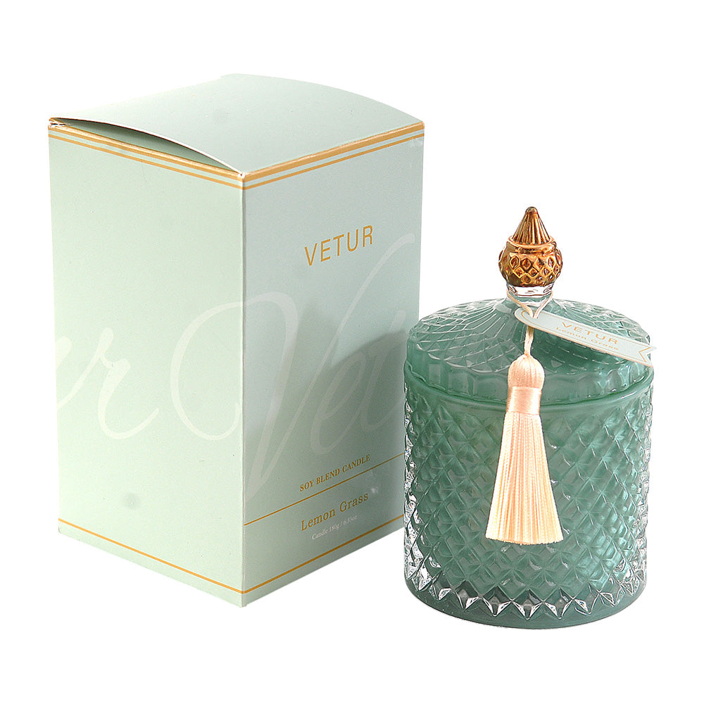 Lumanare parfumata Lemongrass, menta, 180 gr - SIMONA'S COLLECTION