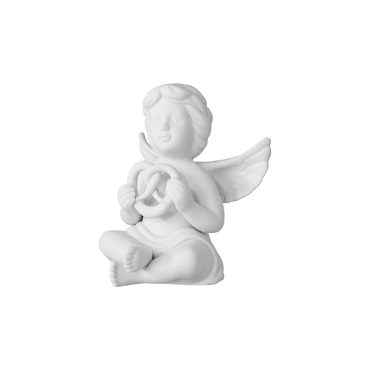 Figurina din portelan, inger cu pretzel, 11 cm, Angels - ROSENTHAL