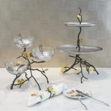 Etajera cu 2 niveluri, 48 cm, Butterfly Ginkgo - Michael Aram