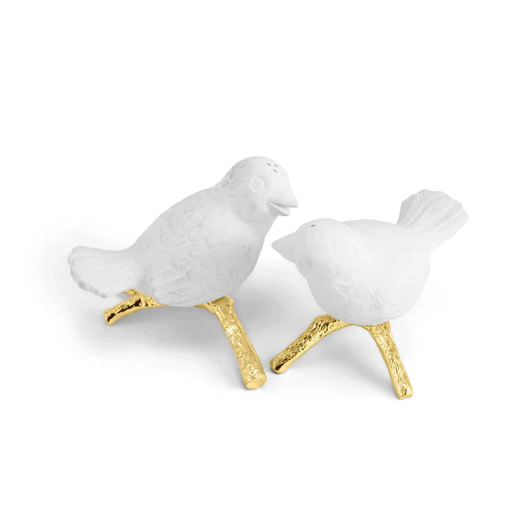 Set recipiente pentru sare si piper, Lovebirds - Michael Aram