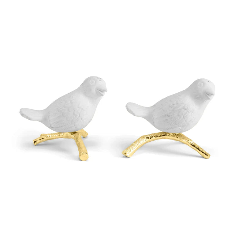 Set recipiente pentru sare si piper, Lovebirds - Michael Aram