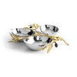 Vas pentru servire cu 3 compartimente, Olive Branch - Michael Aram