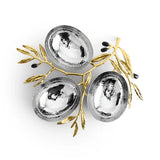Vas pentru servire cu 3 compartimente, Olive Branch - Michael Aram