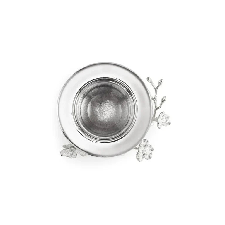 Set bol si lingura pentru caviar, 21 cm, Silver Orchid - Michael Aram