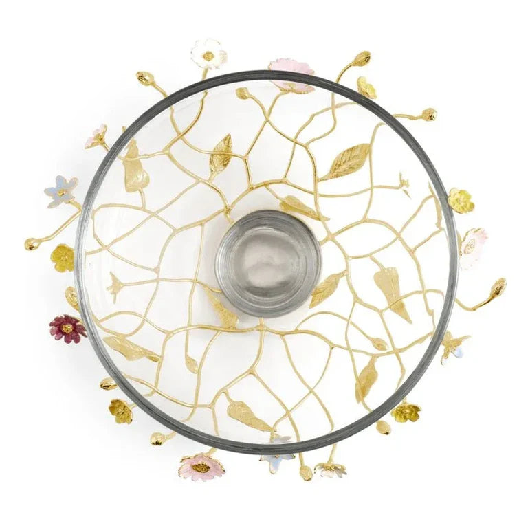 Bol din sticla, 32 cm, Wildflowers - Michael Aram