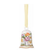 Ornament clopotel din portelan, 7 cm, Flori - HUTSCHENREUTHER