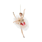Ornament pentru brad, Balerina Degas Carnival, crem/roz, 18 cm - SIMONA'S CHRISTMAS