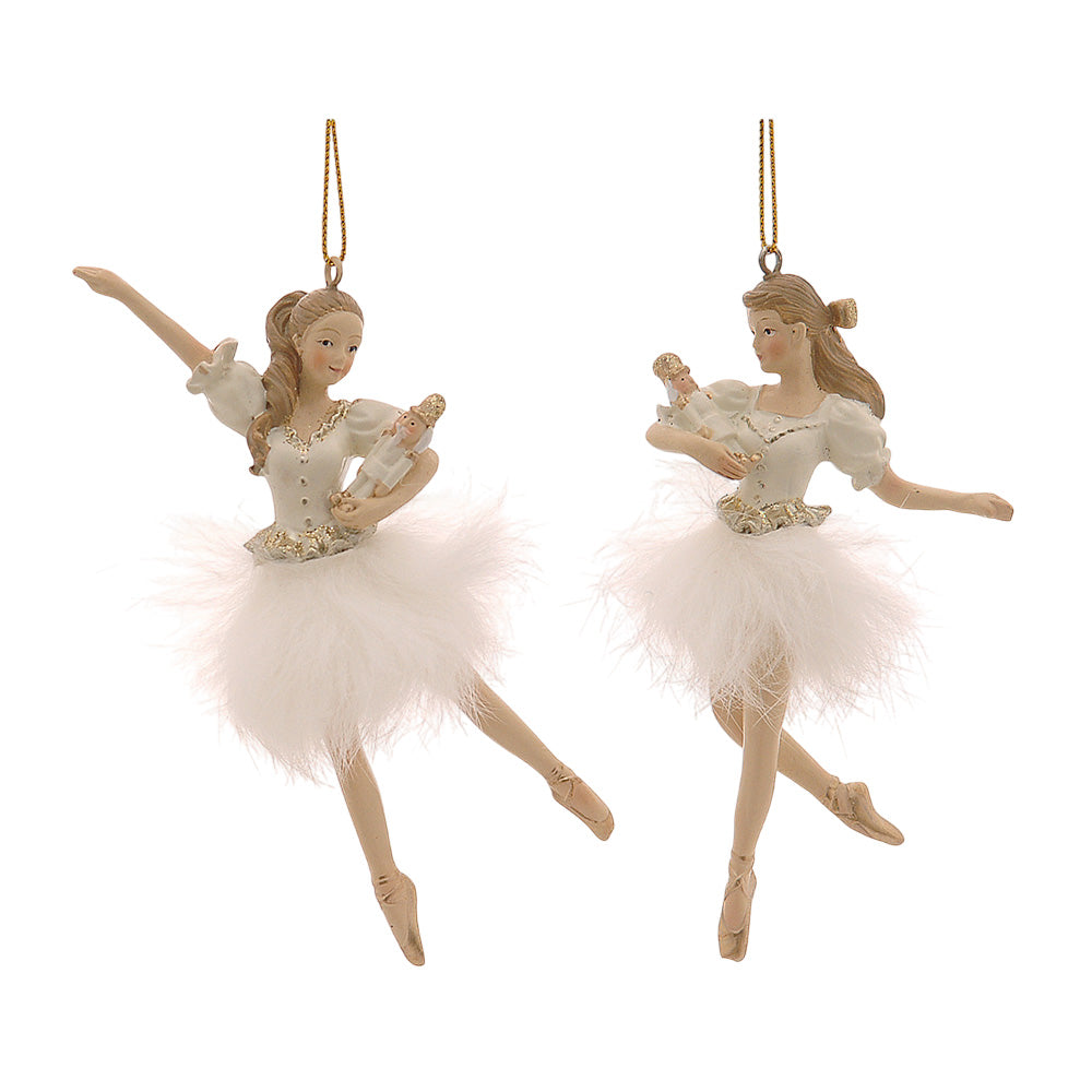Ornament pentru brad, Balerina Marguerite, 12 cm - SIMONA'S CHRISTMAS