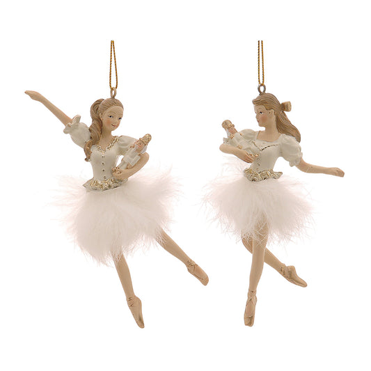 Ornament pentru brad, Balerina Marguerite, 12 cm - SIMONA'S CHRISTMAS