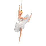 Ornament pentru brad, Balerina Shimmer, alb, 18 cm, SIMONA'S CHRISTMAS