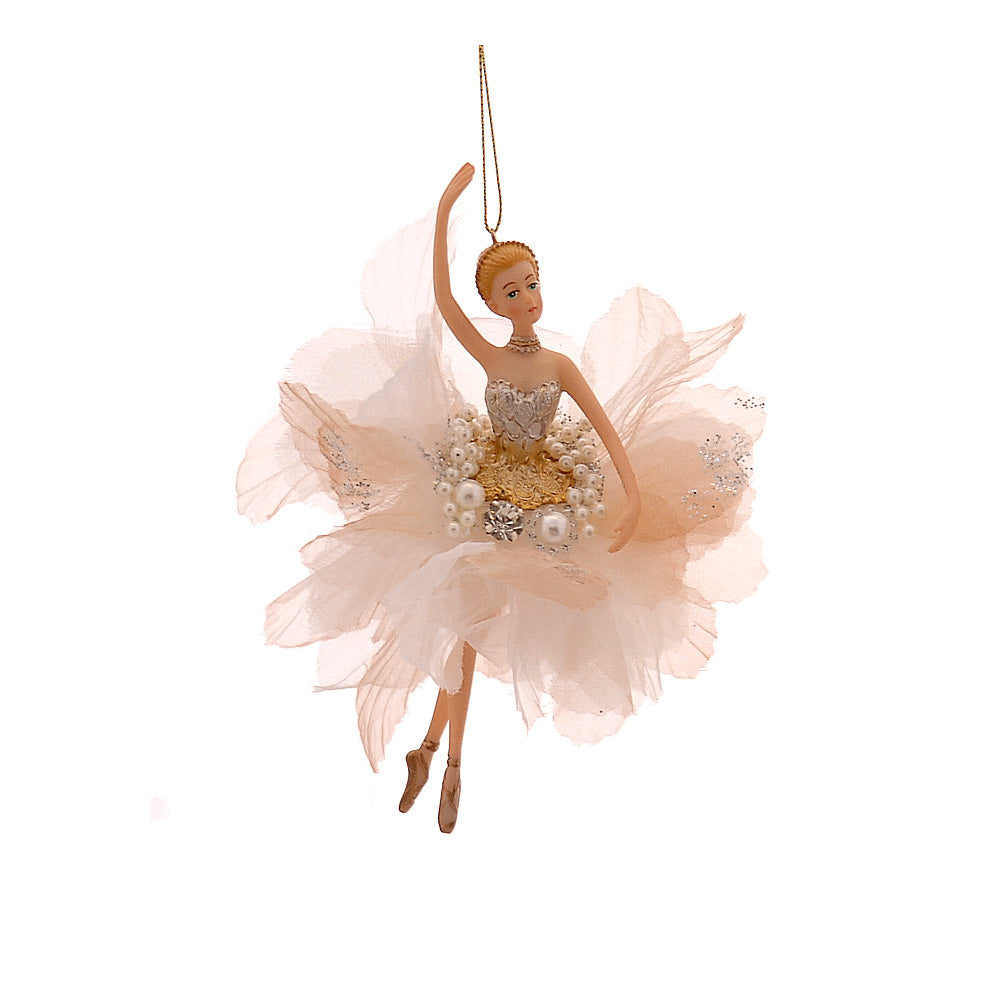 Ornament pentru brad, Balerina Shine, auriu, 16 cm, SIMONA'S CHRISTMAS