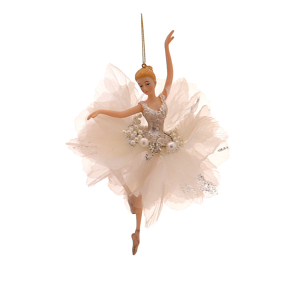 Ornament pentru brad, Balerina Shine, auriu, 16 cm, SIMONA'S CHRISTMAS