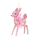 Ornament pentru brad, Bambi Carnival, roz, 16 cm - SIMONA'S CHRISTMAS