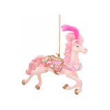 Ornament pentru brad, Cal Carnival, roz, 14 cm - SIMONA'S CHRISTMAS