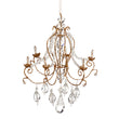 Ornament pentru brad, Candelabru Brinley, auriu, 22 cm - SIMONA'S CHRISTMAS