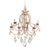 Ornament pentru brad, Candelabru Brinley, auriu, 22 cm - SIMONA'S CHRISTMAS