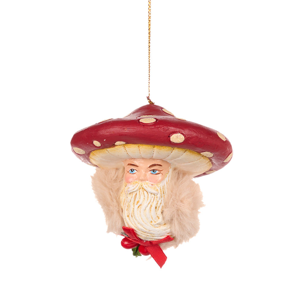 Ornament pentru brad, Cap Ciuperca, rosu, 9 cm - SIMONA'S CHRISTMAS