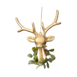 Ornament pentru brad, Cerb cu coronita, auriu, 14 cm - SIMONA'S CHRISTMAS