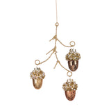 Ornament pentru brad, Conuri Dangle, maro/auriu, 19 cm, SIMONA'S CHRISTMAS