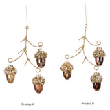 Ornament pentru brad, Conuri Dangle, maro/auriu, 19 cm, SIMONA'S CHRISTMAS