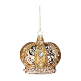 Ornament pentru brad, Coroana Jewel, auriu, 11 cm - SIMONA'S CHRISTMAS