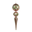 Ornament pentru brad, Finial Holly, rosu/verde, 39 cm, SIMONA'S CHRISTMAS