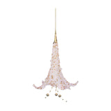 Ornament pentru brad, Floare Trumpet, roz/auriu, 16 cm - SIMONA'S CHRISTMAS