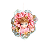 Ornament pentru brad, Flower Alice, roz, 19 cm, SIMONA'S CHRISTMAS