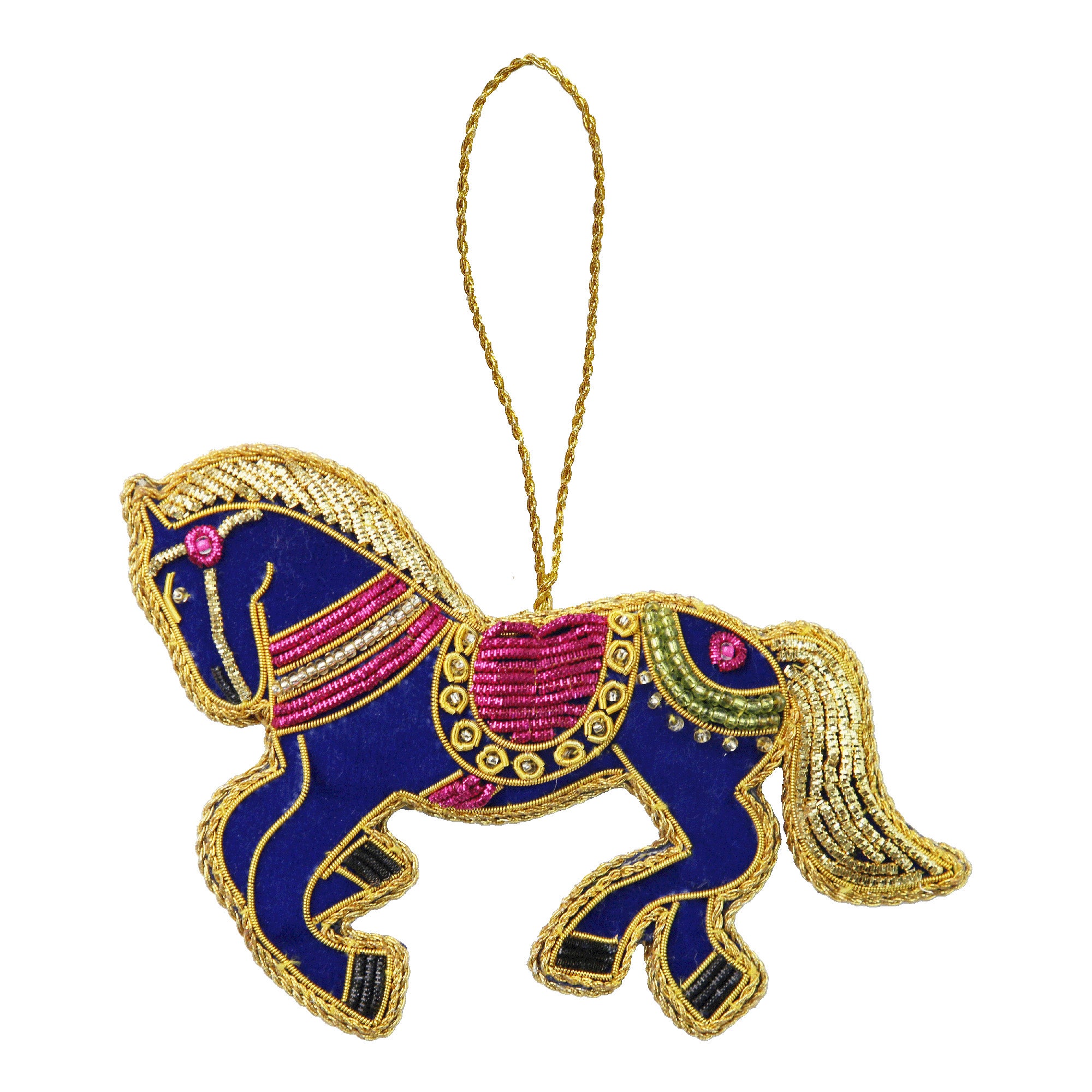 Ornament pentru brad, Il Natale Del Re Horse - BACI MILANO