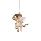 Ornament pentru brad, Inger Rafael, alb/crem, 9 cm, SIMONA'S CHRISTMAS